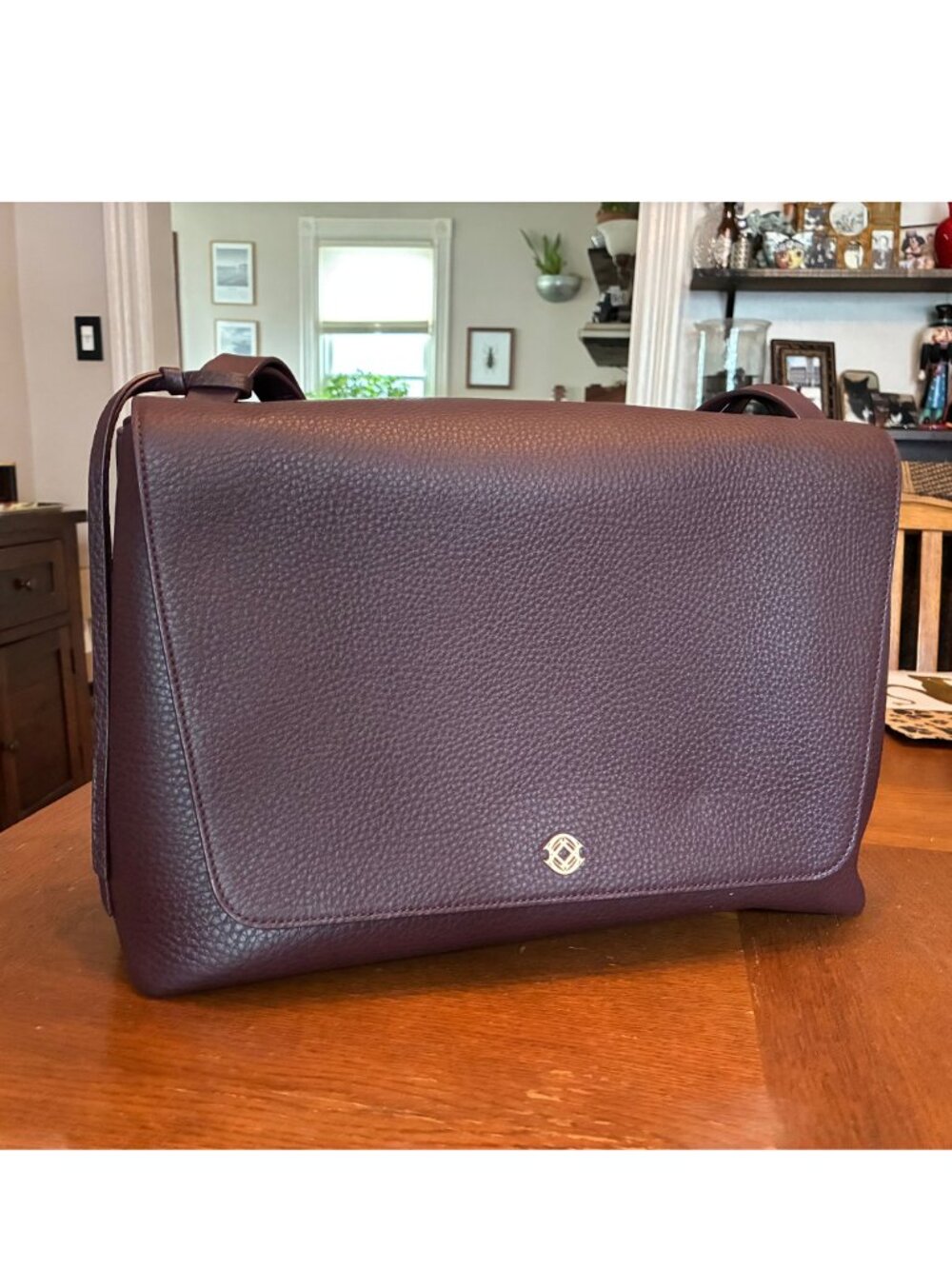 Dagne Dover - Simone Satchel - Oxblood - Leather
